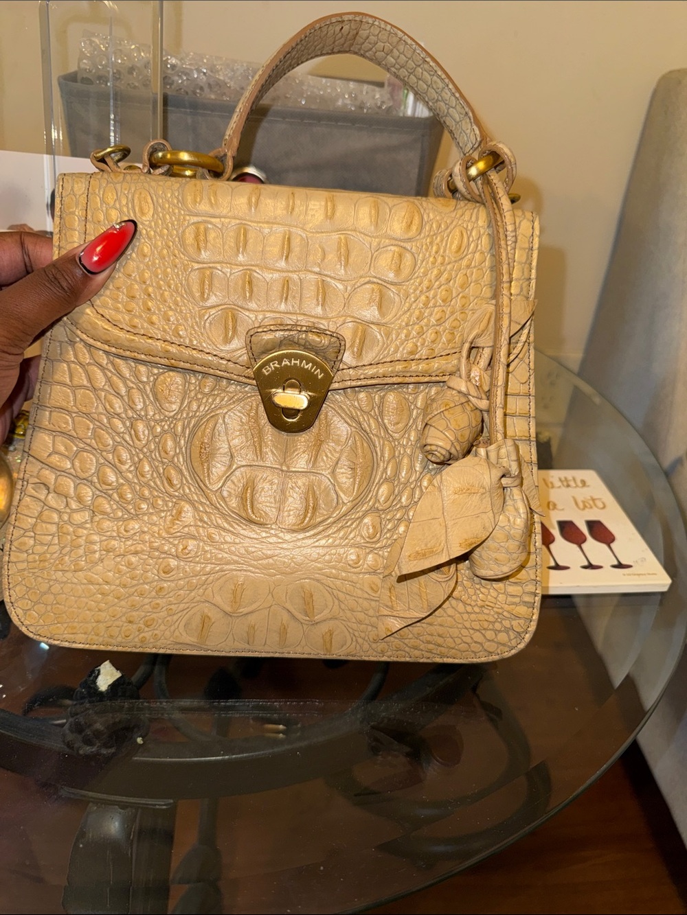 Brahmin Vittoria Rose Satchel - Picture 3 of 16